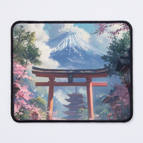 Item preview, Mount Fuji Shrine designed and sold by AIArtArchitect.