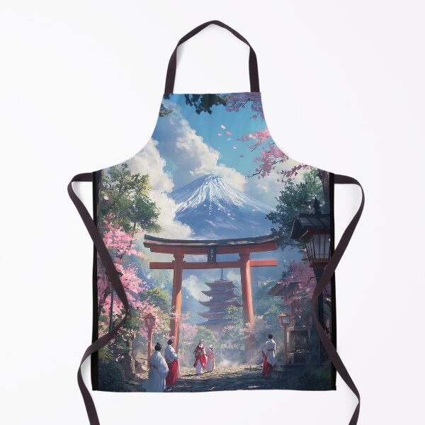 Item preview, Mount Fuji Shrine designed and sold by AIArtArchitect.