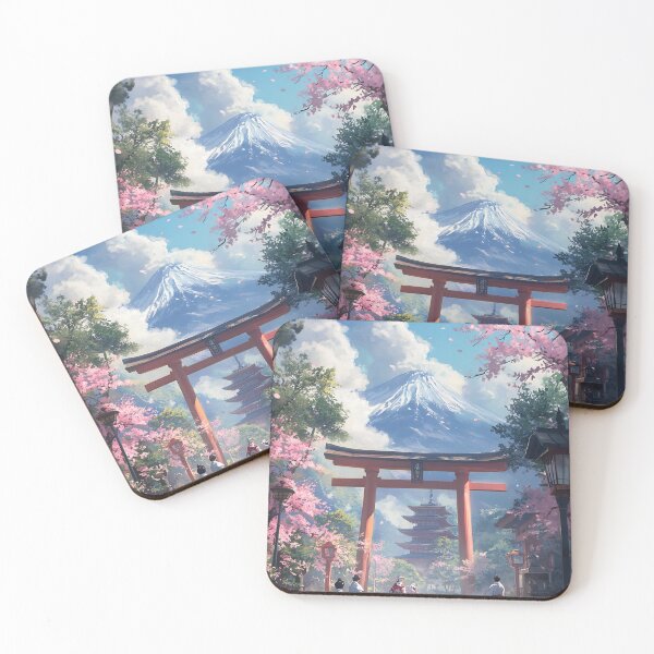 Item preview, Mount Fuji Shrine designed and sold by AIArtArchitect.