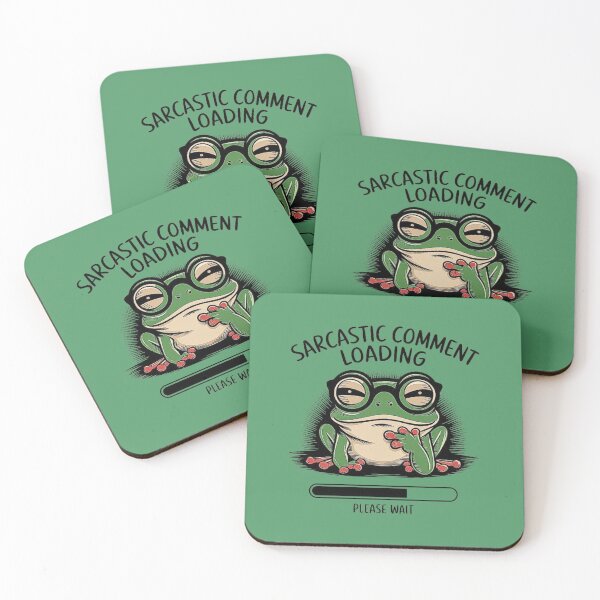 Item preview, Funny Sarcastic Frog: Witty Comment Loading Humor designed and sold by love3617.