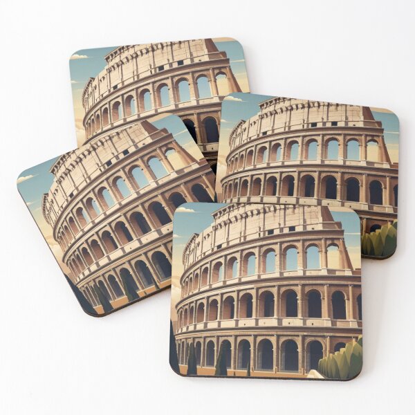 Item preview, 002 Vintage Colosseum, Italy Poster Design designed and sold by Alexis Art Collection.