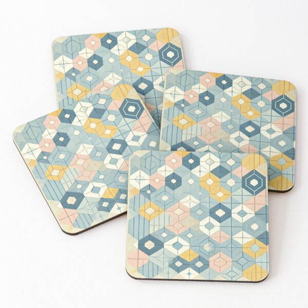 Item preview, Pastel Geometric Mosaic designed and sold by DesignMosStudio.
