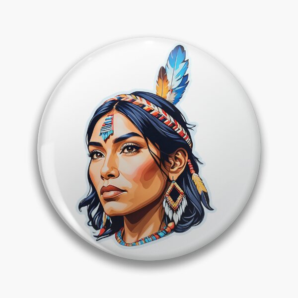 Item preview,  Native American Indian Lady  designed and sold by Bunmigraphics .
