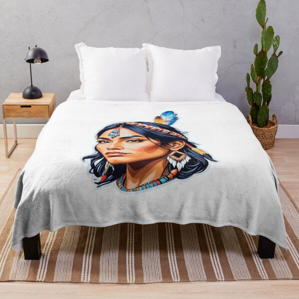 Item preview,  Native American Indian Lady  designed and sold by Bunmigraphics .