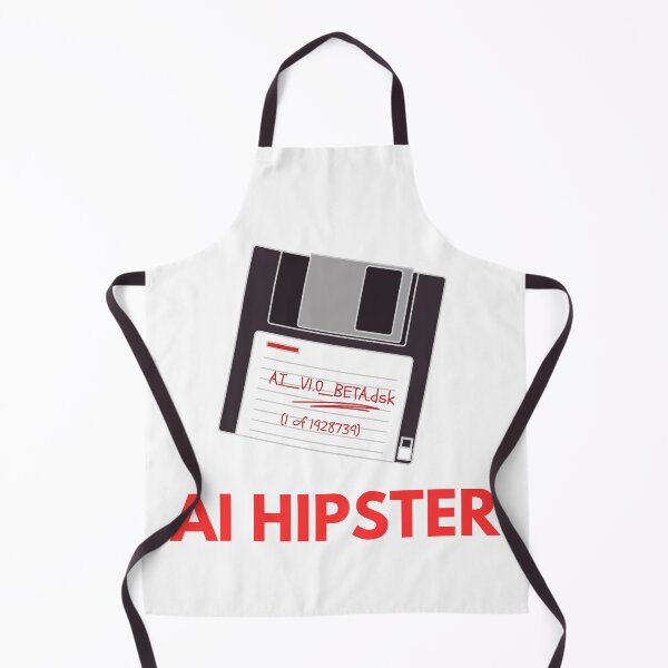 Item preview, AI Hipster | AI Humor | Funny Tech Design | Gift for Programmers and Tech Lovers | Nostalgia designed and sold by Loffartdesign.