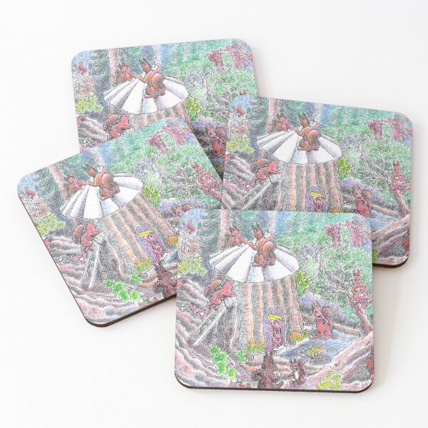 Item preview, Squirrels building environmentally-friendly homes  designed and sold by TikabooTales.