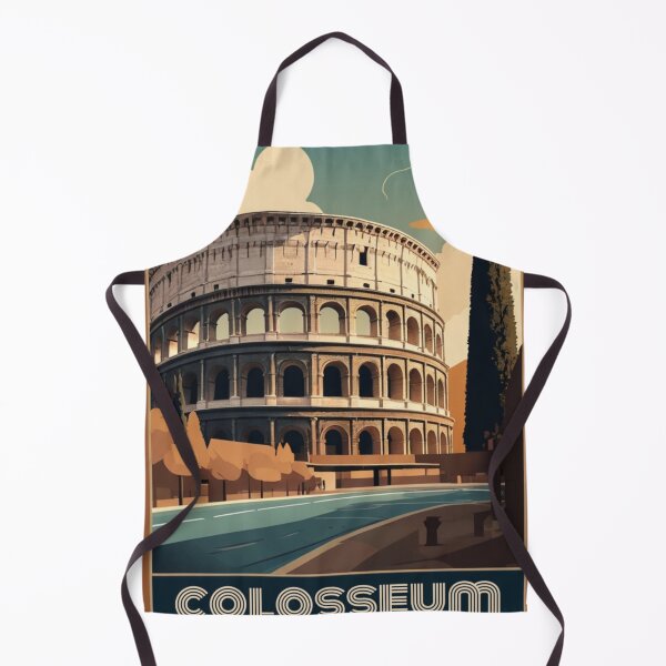 Item preview, 005 Vintage Colosseum, Italy Poster Design designed and sold by Alexis Art Collection.