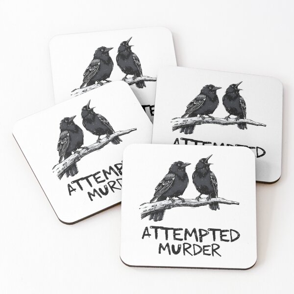 Item preview, Attempted Murder Crows designed and sold by svarupa.