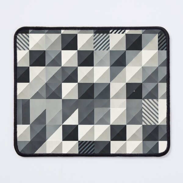 Item preview, Gray and white geometric pattern designed and sold by DesignMosStudio.