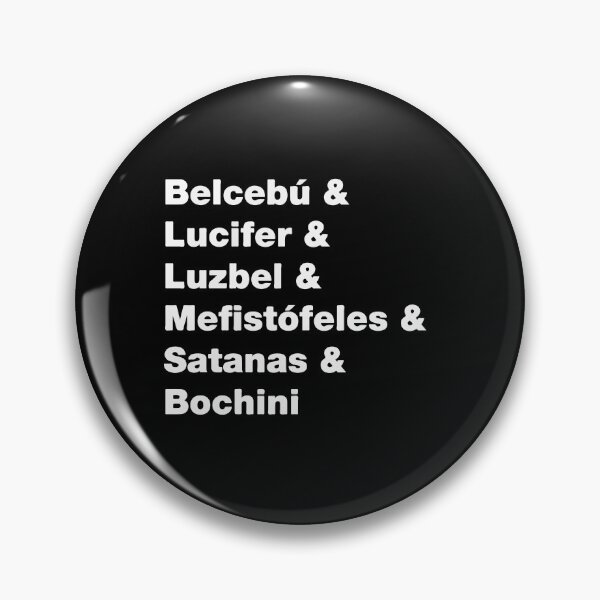 Item preview, Belcebú & Lucifer & Luzbel & Mefistófeles & Satanás & Bochini designed and sold by remerasnerdas.