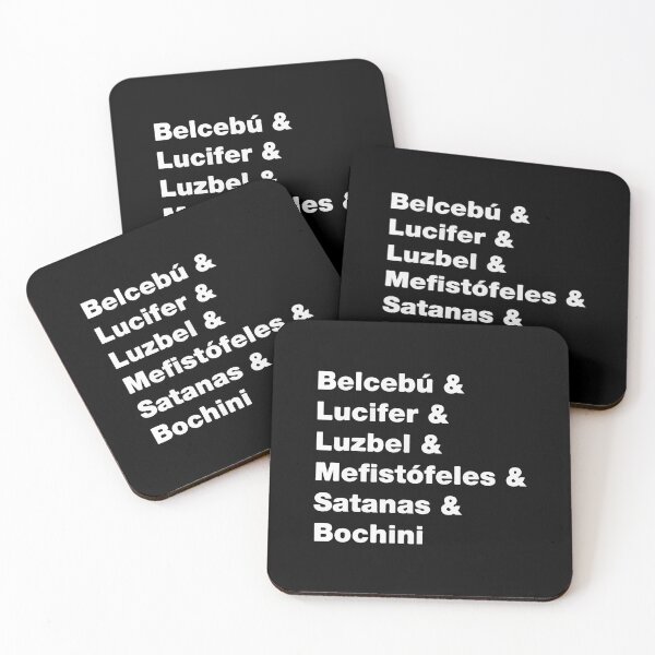 Item preview, Belcebú & Lucifer & Luzbel & Mefistófeles & Satanás & Bochini designed and sold by remerasnerdas.