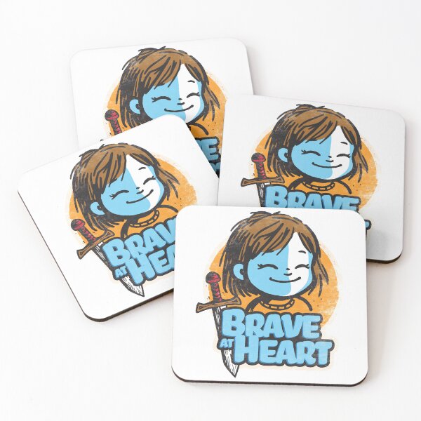 Item preview, Brave at Heart (girls version) designed and sold by BLVDdesign.