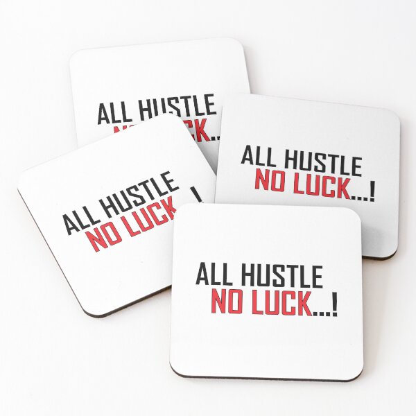 Item preview, All Hustle, No Luck..! designed and sold by Positive Mindzet!.