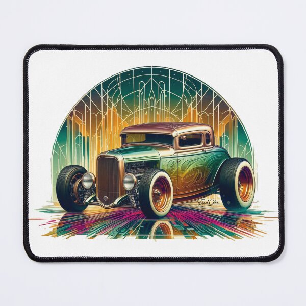 Item preview, Hot rod with green and gold bodywork. designed and sold by Fredceri01.