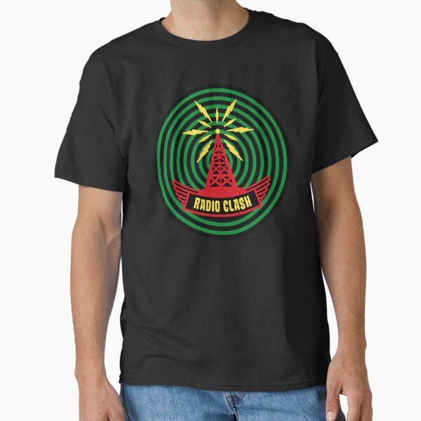 Vista previa del artículo con la obra «Gráfico retro de la radio punk rock británica de estilo vintage de los años 80», diseñado y vendido por wmxdesign.