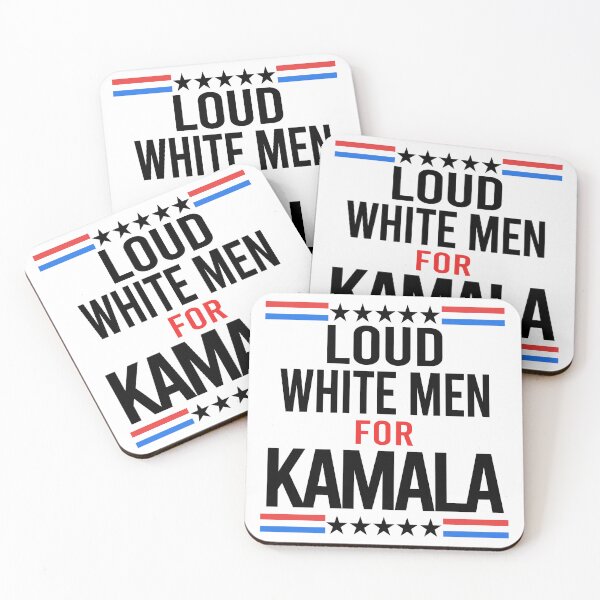 Item preview, Loud White Men For Kamala designed and sold by SHOPATOR.