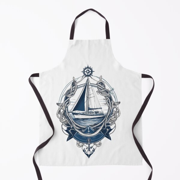 Item preview, Maritime Sailboat Adventure Blue designed and sold by LuminOrb.