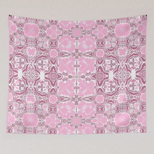 Item preview,  Pink Symmetrical Kaleidoscope 9 designed and sold by AneissPiaf.