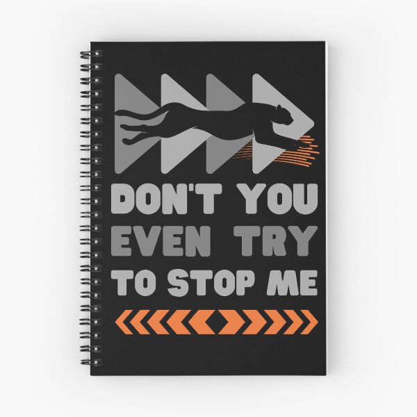 Item preview, Cheetah Running: Don't You Ever Try To Stop Me designed and sold by ToxiCool.