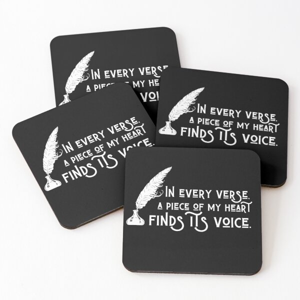 Item preview, In every verse, a piece of my heart finds its voice. Write Poetry Humor designed and sold by AngieArt-.