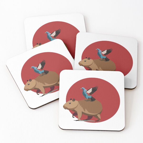 Item preview, Pigeon on Capybara designed and sold by Am9li9.