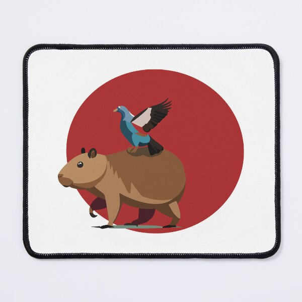 Item preview, Pigeon on Capybara designed and sold by Am9li9.