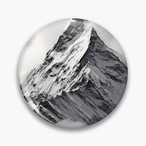 Item preview, Winter Mountain Peaks with Dramatic Cloud Inversion Aesthetic designed and sold by NatureUnleashed.