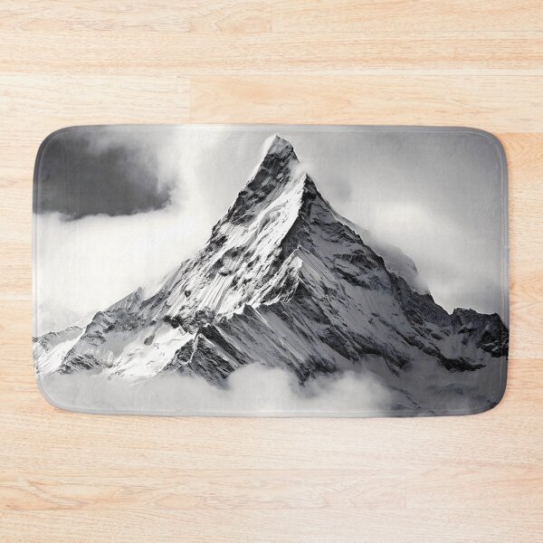 Item preview, Winter Mountain Peaks with Dramatic Cloud Inversion Aesthetic designed and sold by NatureUnleashed.