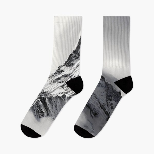 Item preview, Winter Mountain Peaks with Dramatic Cloud Inversion Aesthetic designed and sold by NatureUnleashed.