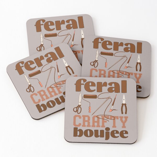 Item preview, Feral Crafty Boujee designed and sold by VariousGoodies.