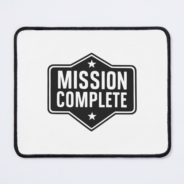 Item preview, Mission Complete designed and sold by Frank Ring.