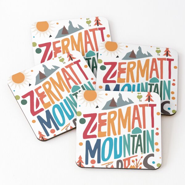 Item preview, Zermatt Mountain Adventures – Colorful Design designed and sold by Shirts-by-JD.