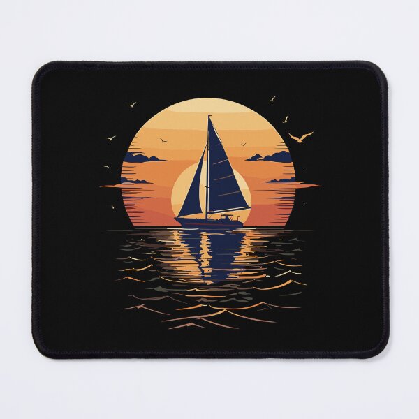 Item preview, Sailboat Sunset Sea Adventure designed and sold by LuminOrb.