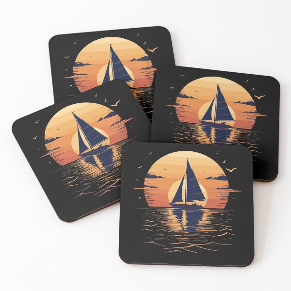Item preview, Sailboat Sunset Sea Adventure designed and sold by LuminOrb.