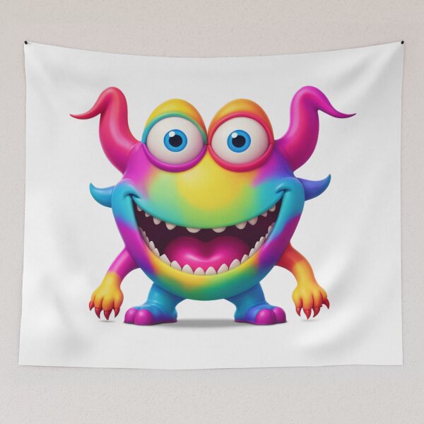 Item preview, Cute Rainbow Monster designed and sold by Rothnaric.