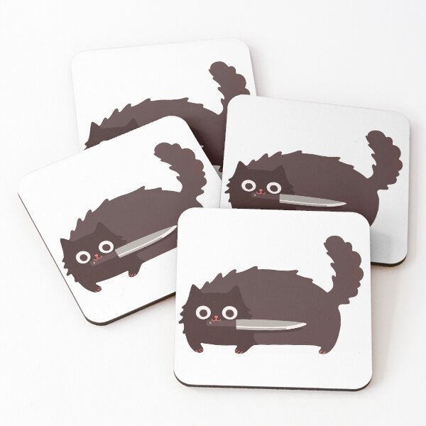 Item preview, Danger Kitty, Black Knife Kitten designed and sold by xiao xuans.