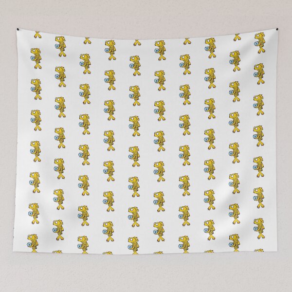 Item preview, gold fish designed and sold by GabiDoodles.