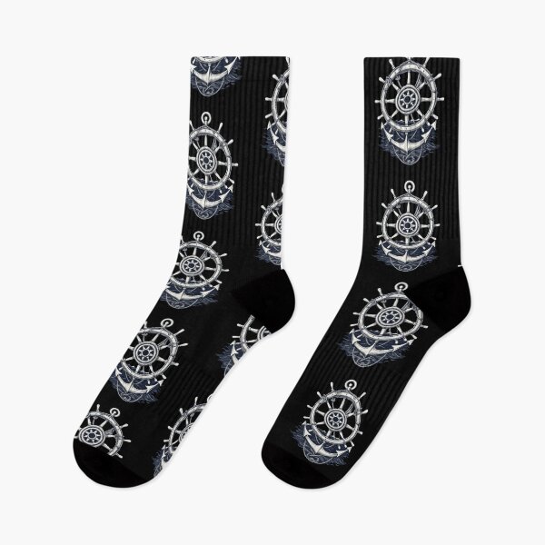 Item preview, Sailor Captain Anchor Steering Wheel Adventure designed and sold by LuminOrb.