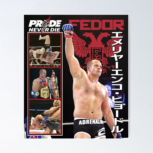 Artikel-Vorschau von Fedor Emelianenko "Der letzte Kaiser", designt und verkauft von ArtOfWarMMA.