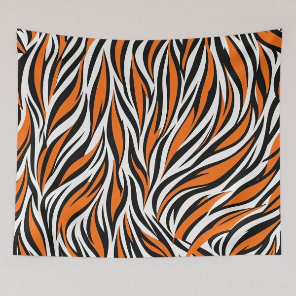 Item preview, Tiger Stripe Flames designed and sold by SpunkySpaniel.