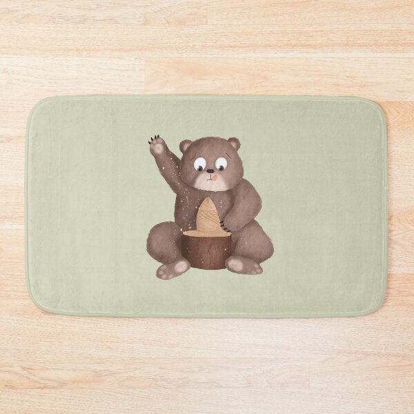 Item preview, Creative Kritters: Bear’s Wooden Fish designed and sold by AnnikaisDrawing.