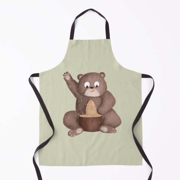 Item preview, Creative Kritters: Bear’s Wooden Fish designed and sold by AnnikaisDrawing.