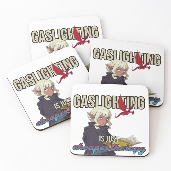 Item preview, Thistle Gaslighting Is Just Cheaper Therapy Dungeon Meshi designed and sold by feardeargcrafts.