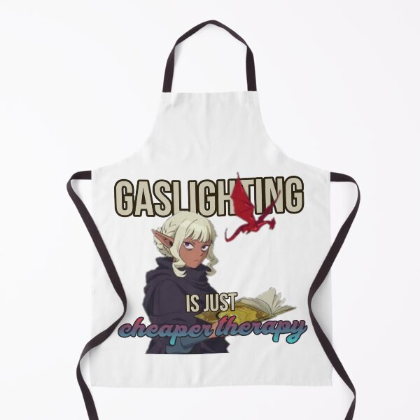 Item preview, Thistle Gaslighting Is Just Cheaper Therapy Dungeon Meshi designed and sold by feardeargcrafts.