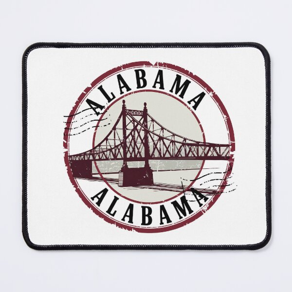 Item preview, United States on stamps - Alabama designed and sold by CleanDecor.