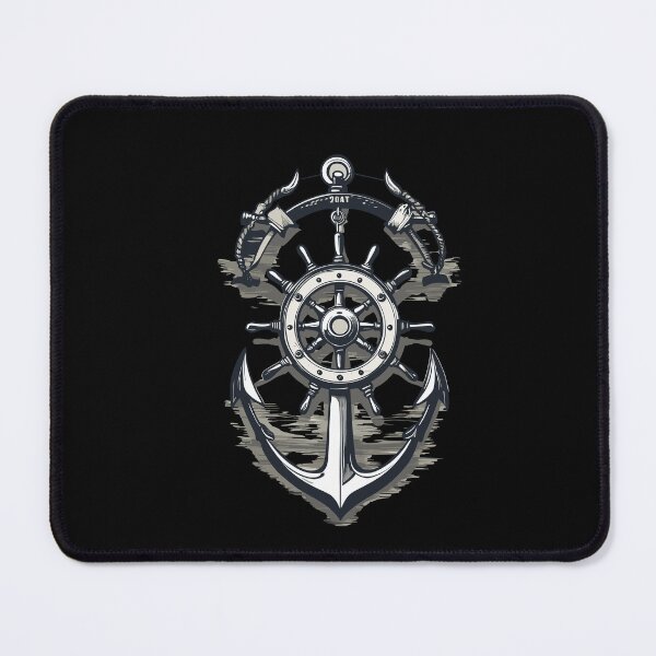 Item preview, Sailor Captain Anchor Steering Wheel Adventure designed and sold by LuminOrb.