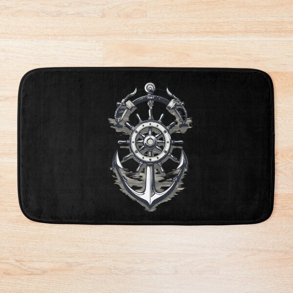 Item preview, Sailor Captain Anchor Steering Wheel Adventure designed and sold by LuminOrb.