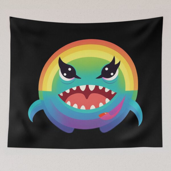 Item preview, Little rainbow monster designed and sold by Rothnaric.