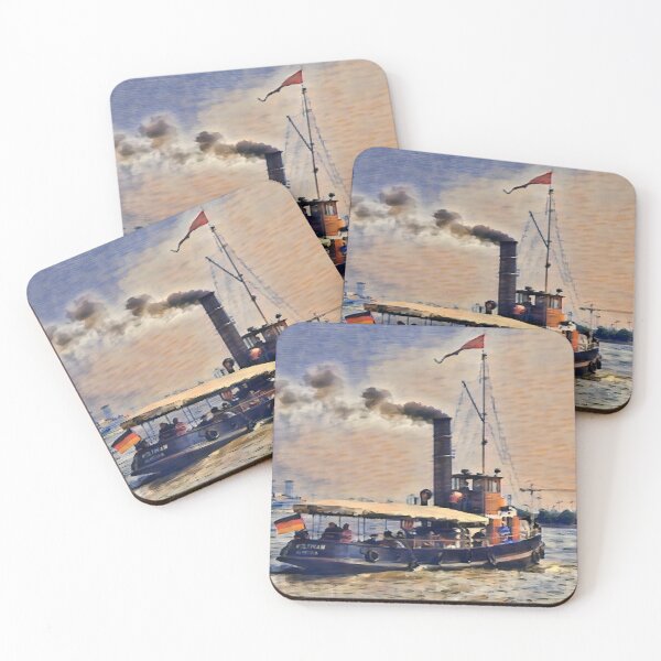 Item preview, Steam tug in the port of Hamburg designed and sold by sid1802.