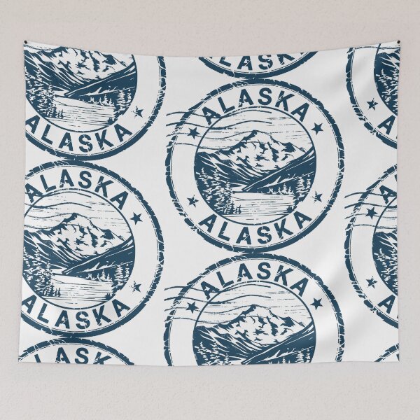 Item preview, United States on stamps - Alaska designed and sold by CleanDecor.